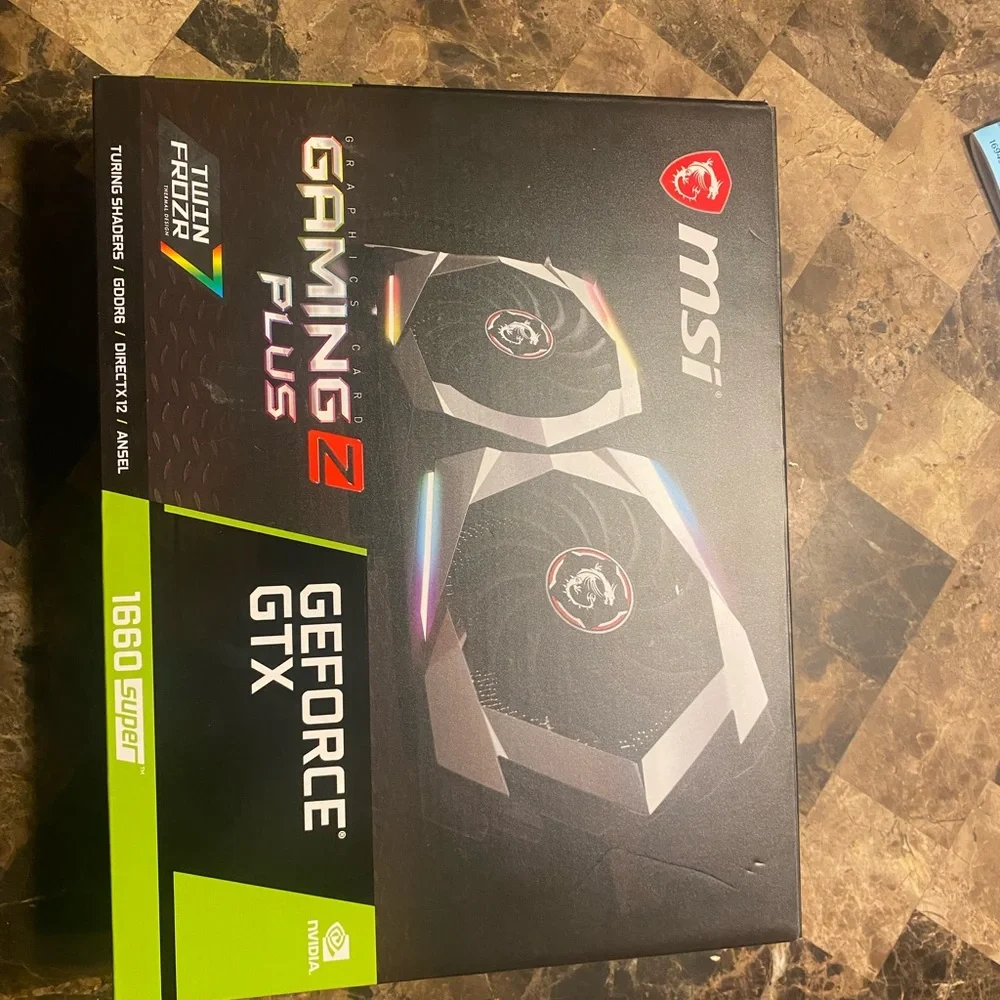 MSI Black Gaming Graphics Card with Dual Fan Cooling